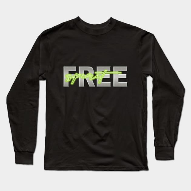 Free spirit (green) Long Sleeve T-Shirt by Sinmara